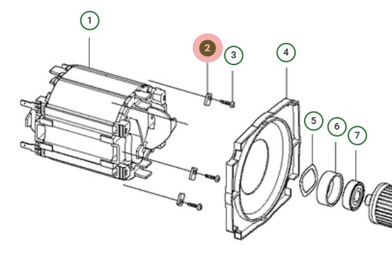 Plate 5753961-01 in the group  at Motorsågsbutiken (5753961-01)