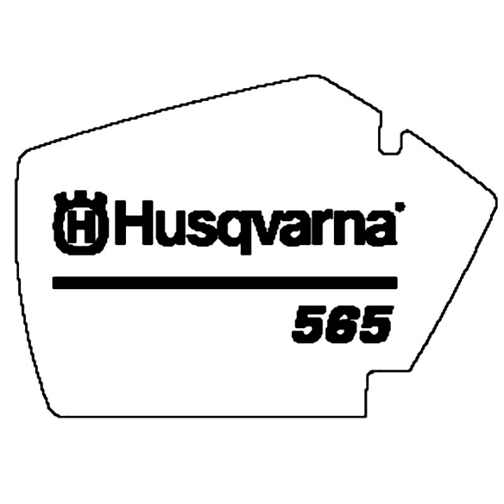 Decal 5753964-03 in the group Husqvarna Chainsaw 5-series / Spare parts Husqvarna 565 chainsaw at Motorsågsbutiken (5753964-03)
