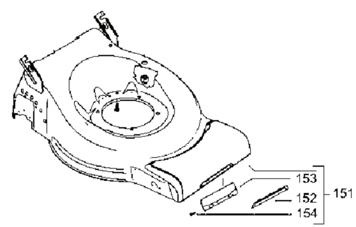 Front Cover Kpl 5755623-01 in the group  at Motorsågsbutiken (5755623-01)
