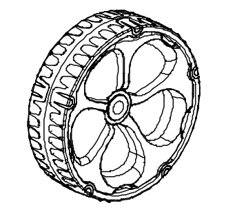 Wheel 5755825-67 in the group  at Motorsågsbutiken (5755825-67)