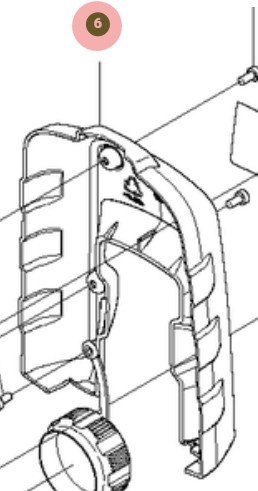 Housing 5757094-01 in the group  at Motorsågsbutiken (5757094-01)