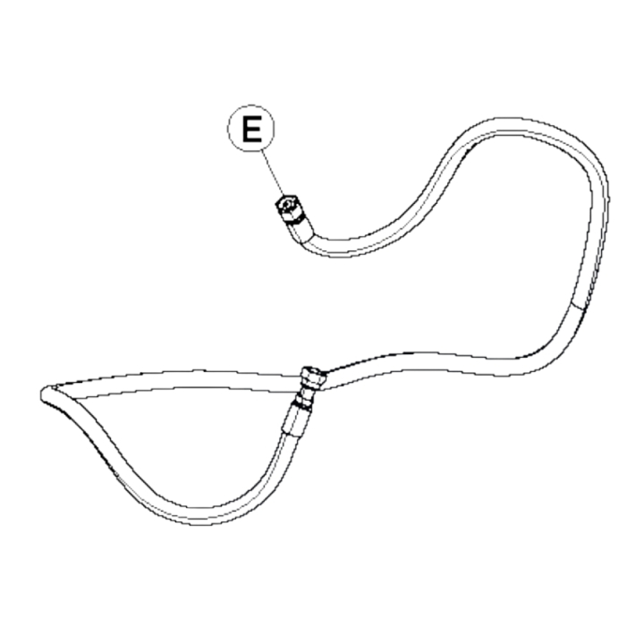 Hydraulic Hose 3/8 Lifting Un 5758754-02 in the group  at Motorsågsbutiken (5758754-02)