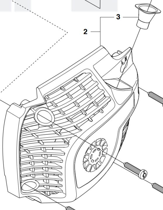 Starter Housing 5762743-01 in the group  at Motorsågsbutiken (5762743-01)