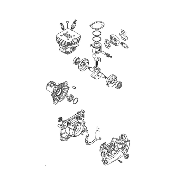 Short Block Assy 5767988-03 in the group at Motorsågsbutiken (5767988-03)