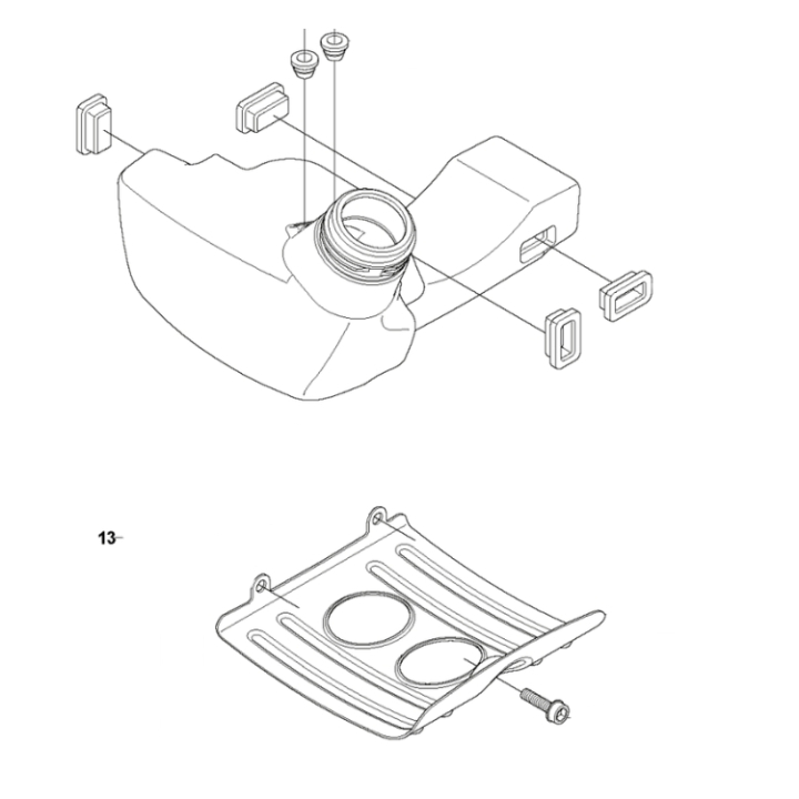 Tank Kpl 5769879-01 in the group at Motorsågsbutiken (5769879-01)