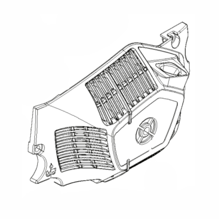 Housing 5774344-01 in the group Husqvarna Chainsaw 5-series / Spare parts Husqvarna 543XP/G chainsaw at Motorsågsbutiken (5774344-01)