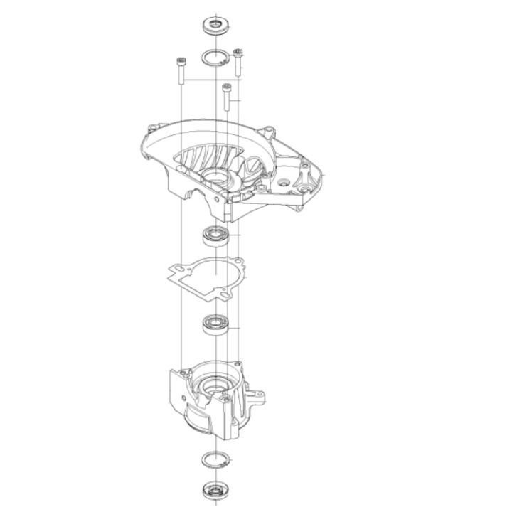 Crankcase in the group at Motorsågsbutiken (5776699-02)
