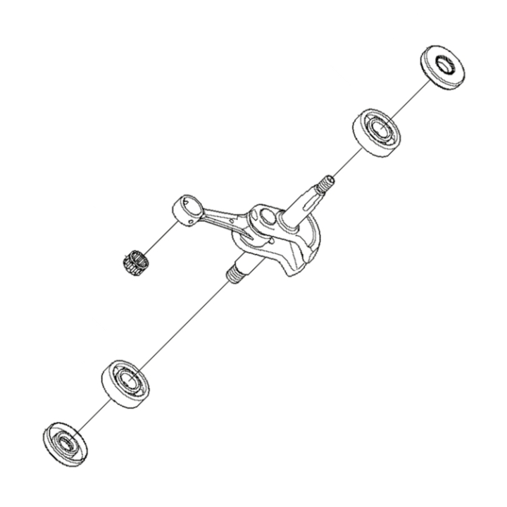 Crankshaft in the group  at Motorsågsbutiken (5776700-01)