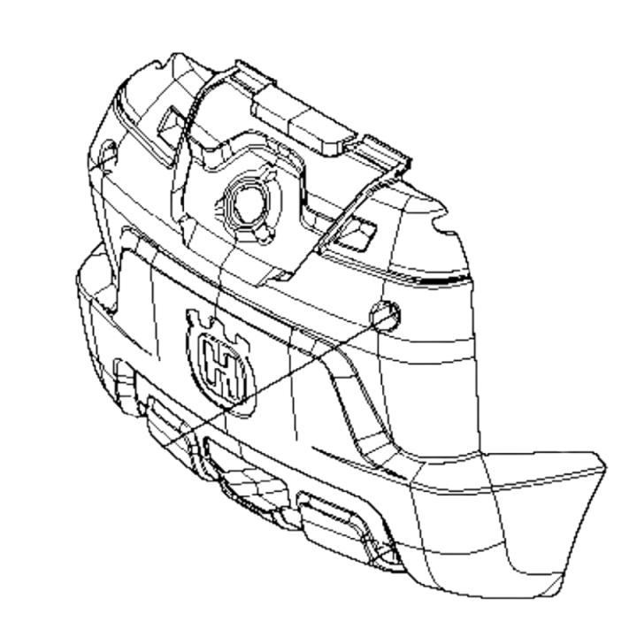 Rear Panel in the group  at Motorsågsbutiken (5777163-02)