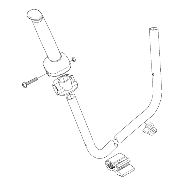 Handlebar Complete Soft Handle 5782482-01 in the group at Motorsågsbutiken (5782482-01)