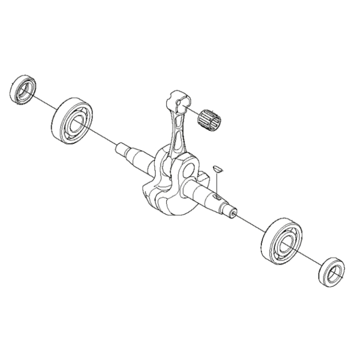 Crankshaft, Kpl in the group  at Motorsågsbutiken (5783851-01)