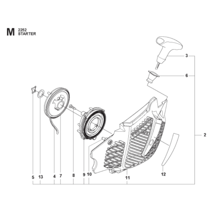 Starter Kpl 5783858-06 in the group at Motorsågsbutiken (5783858-06)