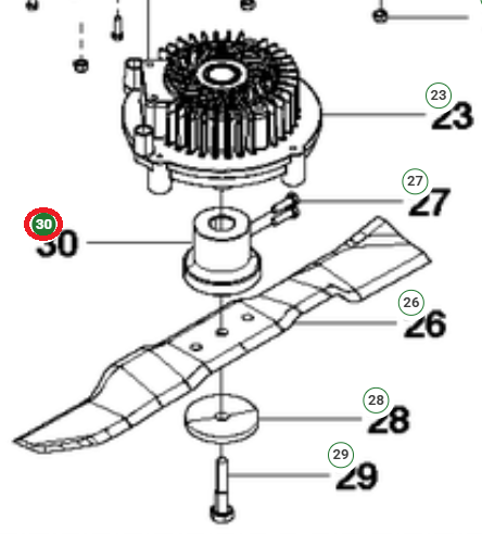 Adapter 5783947-01 in the group  at Motorsågsbutiken (5783947-01)
