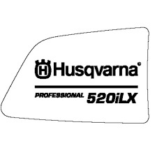 Decal Product 520Ilx 5790062-09 in the group at Motorsågsbutiken (5790062-09)