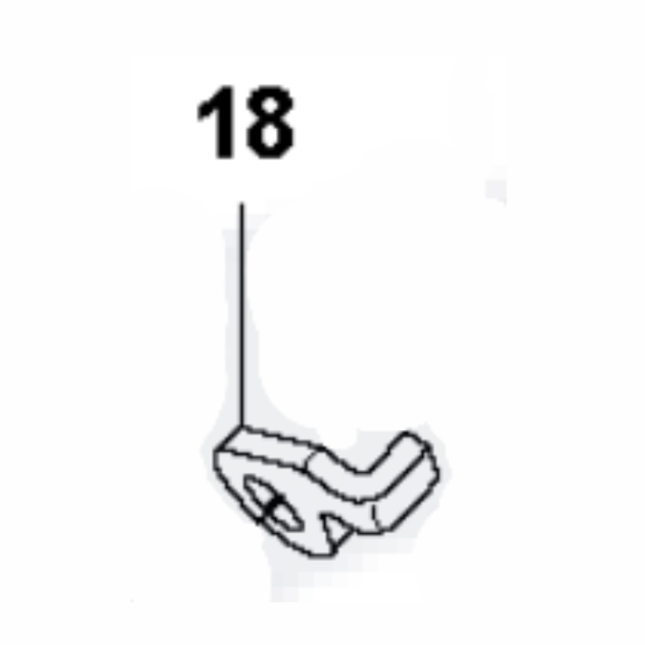 Damper shaft 5791908-01 in the group Husqvarna Chainsaw 5-series at Motorsågsbutiken (5791908-01)