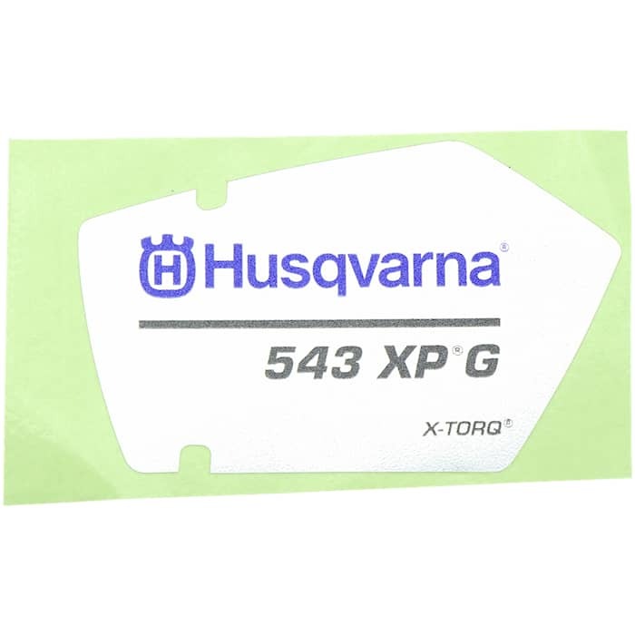 Decal 5795287-01 in the group Husqvarna Chainsaw 5-series / Spare parts Husqvarna 543XP/G chainsaw at Motorsågsbutiken (5795287-01)