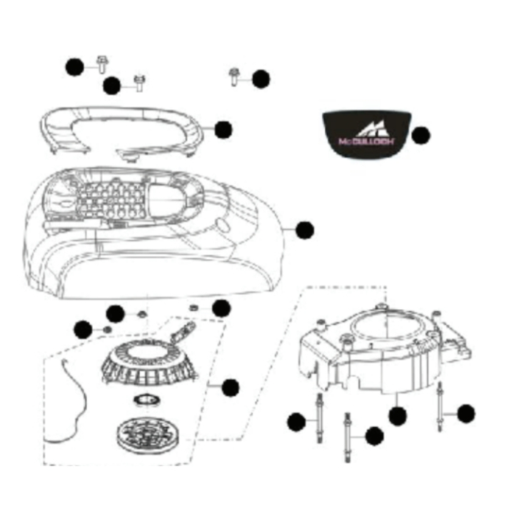 Cover/Start Kit 5798202-03 in the group  at Motorsågsbutiken (5798202-03)