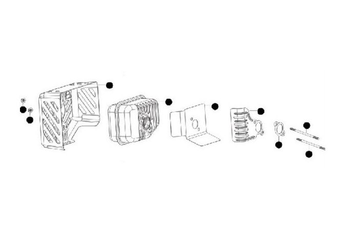 Muffler Kit 5798290-05 in the group at Motorsågsbutiken (5798290-05)