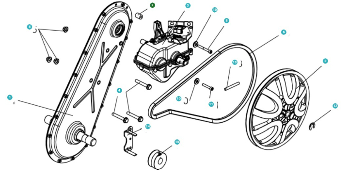 Spacer Washer 5803148-01 in the group  at Motorsågsbutiken (5803148-01)