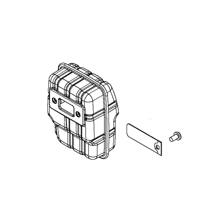 Silencer Kpl in the group Husqvarna Chainsaw 5-series at Motorsågsbutiken (5805236-02)