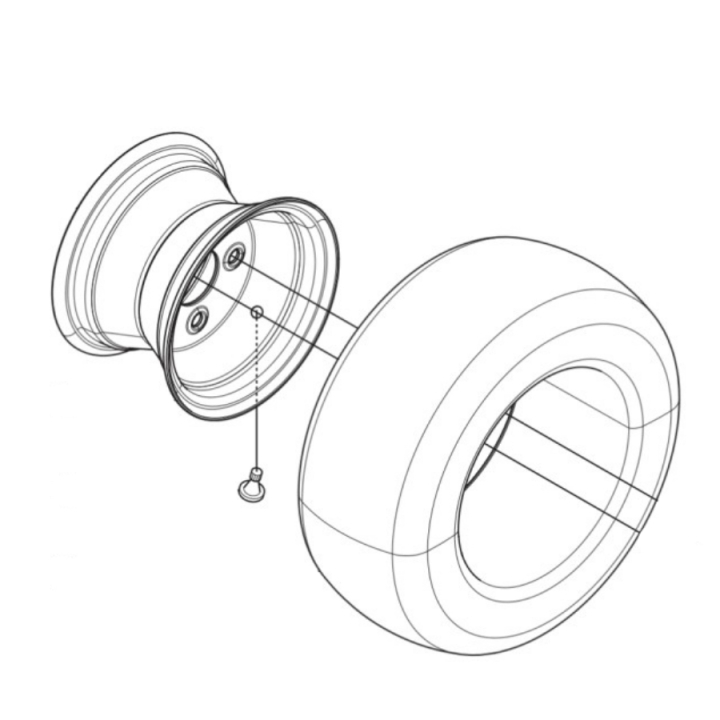 Wheel Assy in the group at Motorsågsbutiken (5806303-02)