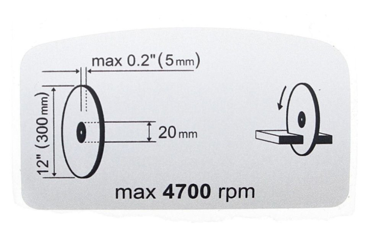 Decal Mg Bladeguard Bushing Si in the group  at Motorsågsbutiken (5811177-04)