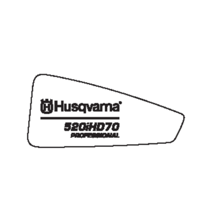 Decal Product Left 520Ihd70 in the group  at Motorsågsbutiken (5816628-06)