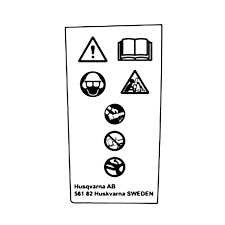 Label Ce No Db, Spare Part, 5827941-05 in the group Husqvarna Chainsaw 5-series /  at Motorsågsbutiken (5827941-05)