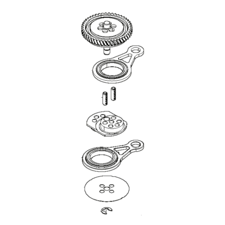 Gear Helical Kit 536Lihd60X/ 5 in the group  at Motorsågsbutiken (5828370-01)