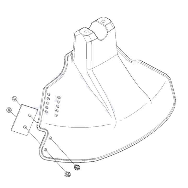 Trimmer Protection 5844042-01 in the group at Motorsågsbutiken (5844042-01)