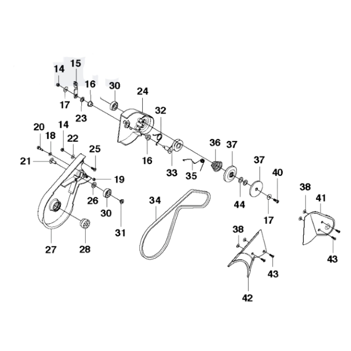 Transmission Kit Collector Housing 5851927-03 in the group at Motorsågsbutiken (5851927-03)