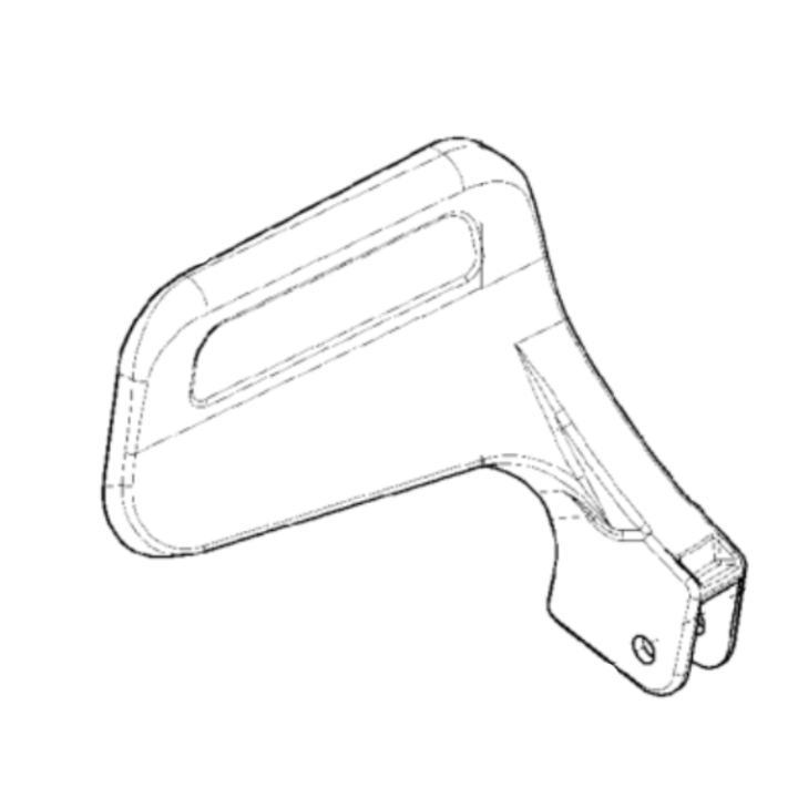 Throw Protection 5855983-02 in the group Husqvarna Chainsaw 1-series / Spare parts Husqvarna 120/E chainsaw at Motorsågsbutiken (5855983-02)