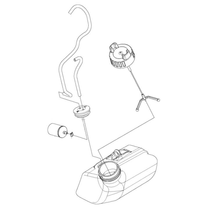 Fuel Tank Compl 5856351-02 in the group  at Motorsågsbutiken (5856351-02)