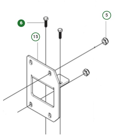 Screw 5856911-01 in the group at Motorsågsbutiken (5856911-01)