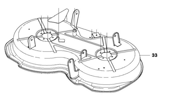 Cutting Deck Assy - Jc85 Jonse in the group at Motorsågsbutiken (5861470-02)