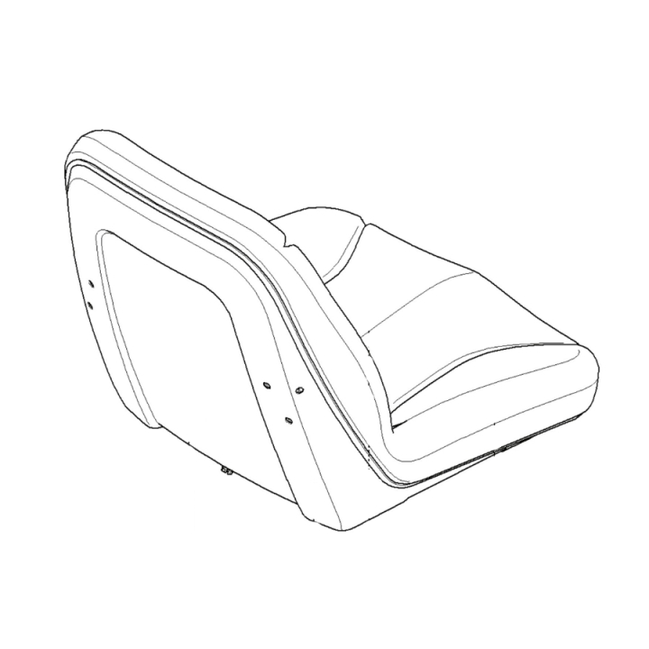 Seat Assy Kit High Jonsered in the group at Motorsågsbutiken (5876053-04)