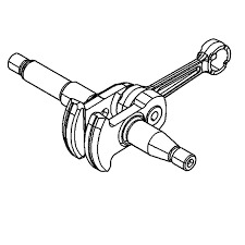 Crankshaft 5878690-01 in the group Husqvarna Chainsaw 5-series / Spare parts Husqvarna T525 chainsaw at Motorsågsbutiken (5878690-01)