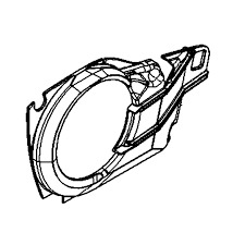 Cooling Air Conductor 5878764-01 in the group Husqvarna Chainsaw 5-series / Spare parts Husqvarna T525 chainsaw at Motorsågsbutiken (5878764-01)