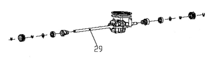 Gearbox 5879087-01 in the group at Motorsågsbutiken (5879087-01)
