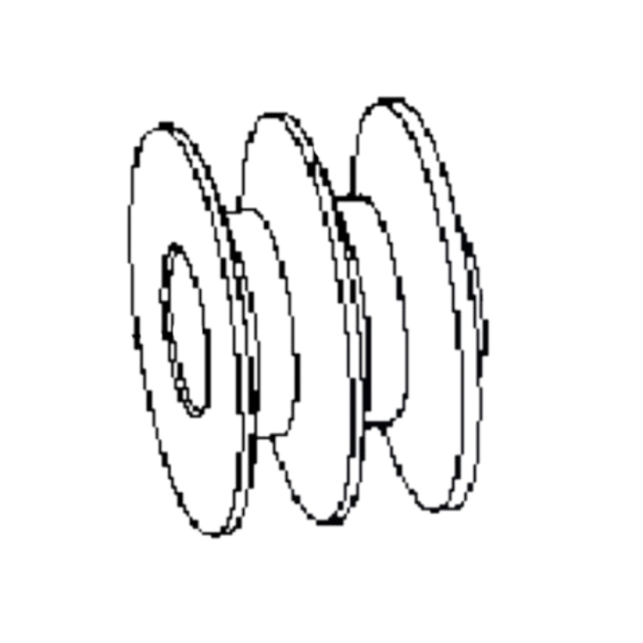 Pulley 5879537-01 in the group at Motorsågsbutiken (5879537-01)