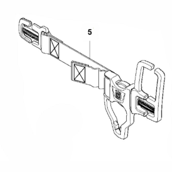 Chest Strap, Harness 5882365-01 in the group Husqvarna Chainsaw 1-series at Motorsågsbutiken (5882365-01)