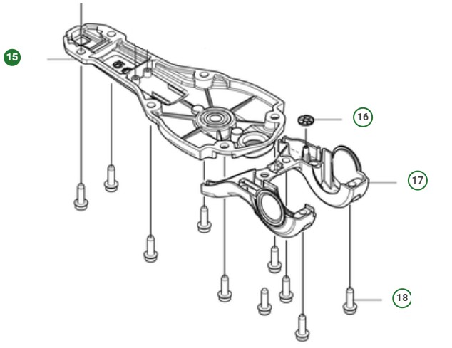 Cover Assy Gear Housing Assy P in the group at Motorsågsbutiken (5885700-07)