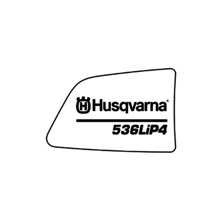 Decal Lip4 5886028-02 in the group Husqvarna Chainsaw 1-series at Motorsågsbutiken (5886028-02)