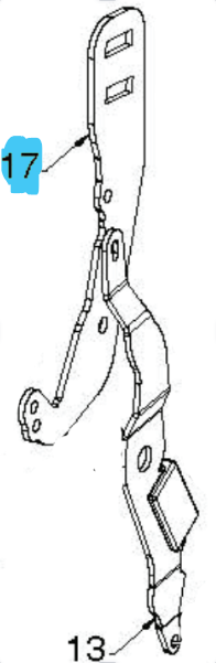 Pulley Arm 5892629-02 in the group at Motorsågsbutiken (5892629-02)