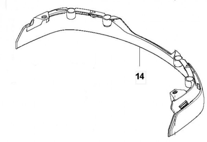 Bumper 5893370-01 in the group  at Motorsågsbutiken (5893370-01)