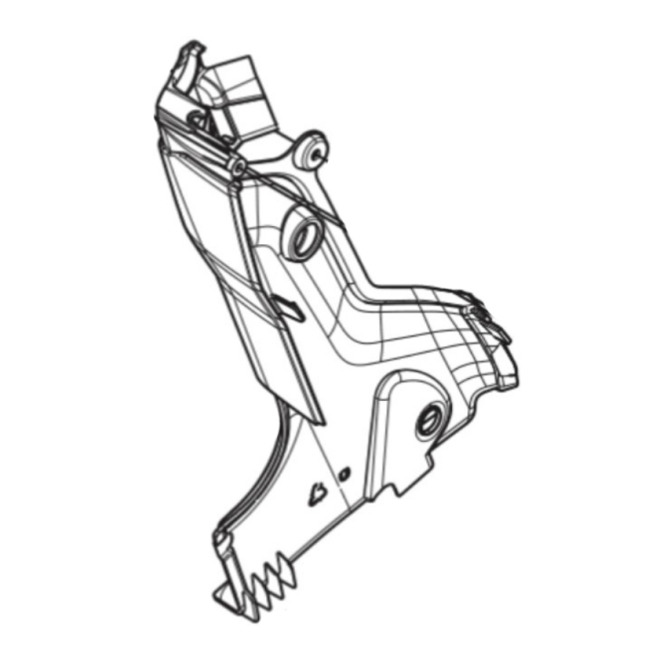 Cover Steering Column, Left in the group at Motorsågsbutiken (5894976-01)