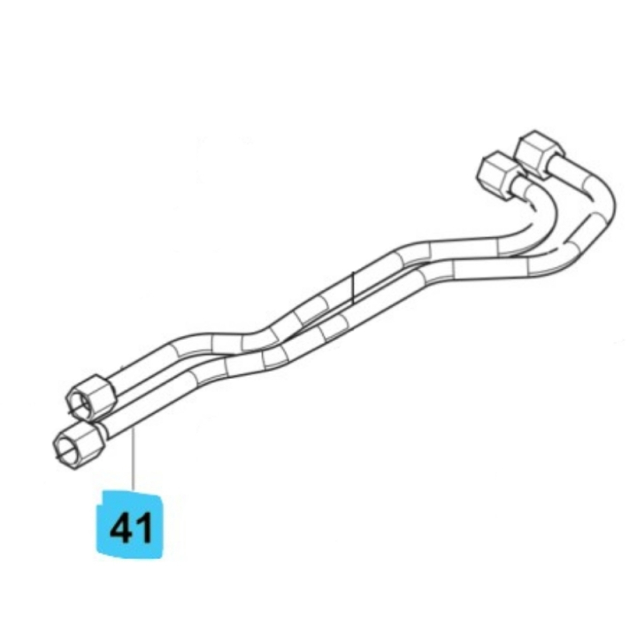Hydraulic Pipe For Vfmu in the group  at Motorsågsbutiken (5895618-01)