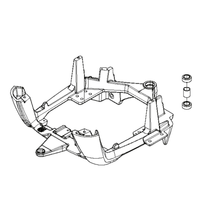 Frame Assy Rear Chassis Black in the group  at Motorsågsbutiken (5902682-02)