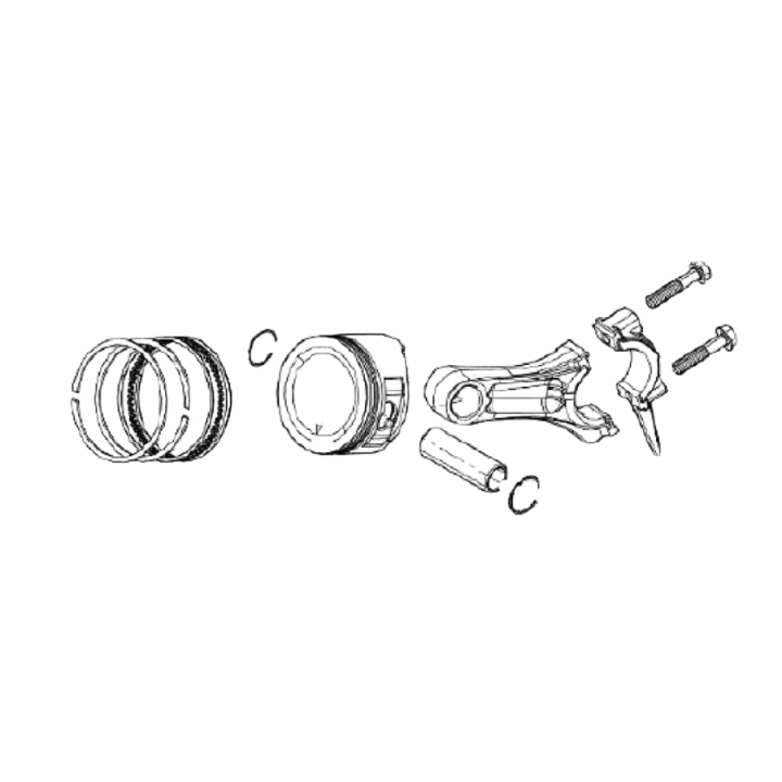 Piston, Kpl 5903911-01 in the group at Motorsågsbutiken (5903911-01)