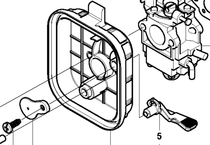 Air Filter Holder Complete 5905794-01 in the group  at Motorsågsbutiken (5905794-01)